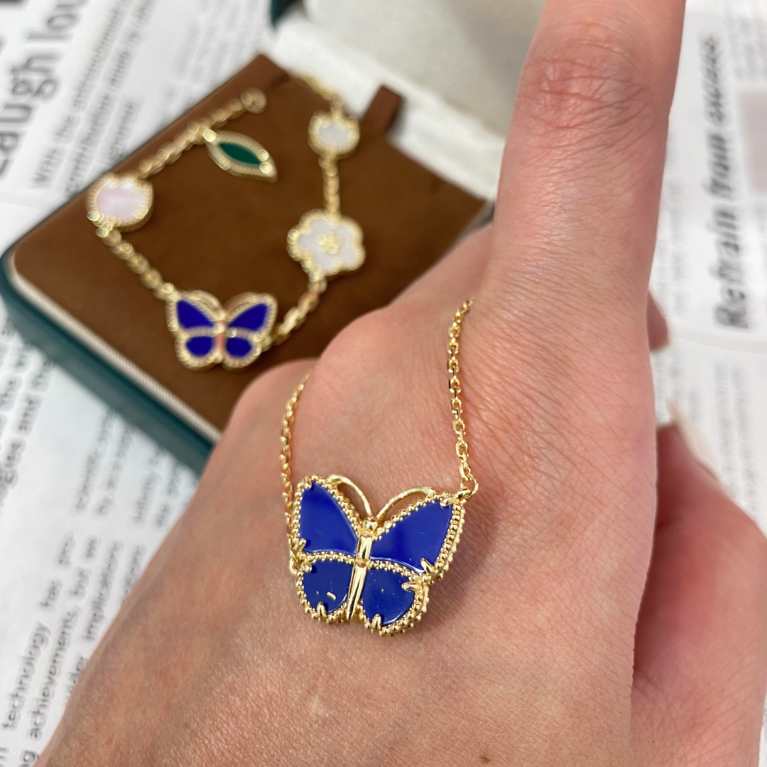 [Love's Uplift] 2026 NEW LUCKY BUTTERFLY 1 MOTIFS NECKLACE