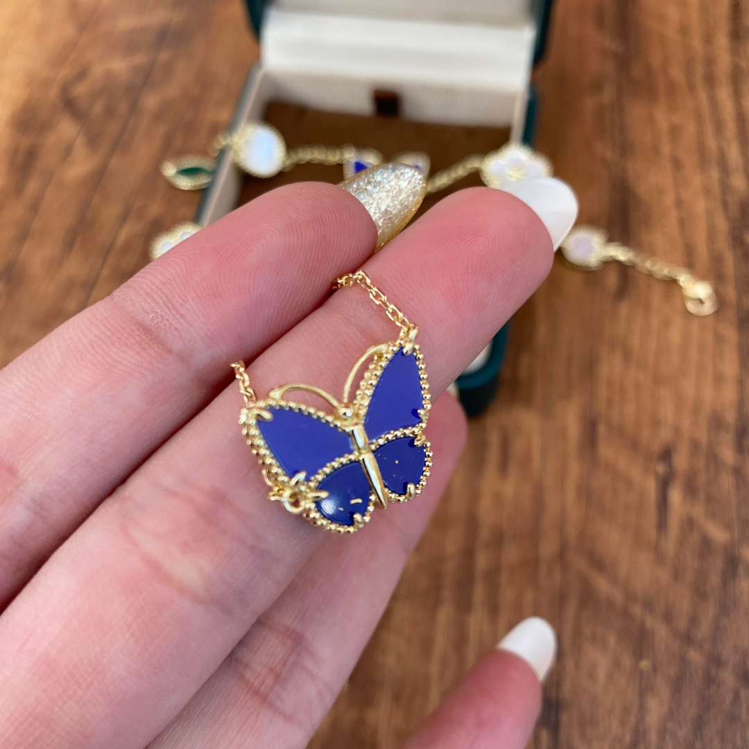 [Love's Uplift] 2026 NEW LUCKY BUTTERFLY 1 MOTIFS NECKLACE