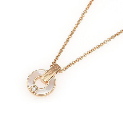[Love's Uplift]GARI NECKLACE PINK GOLD MOP