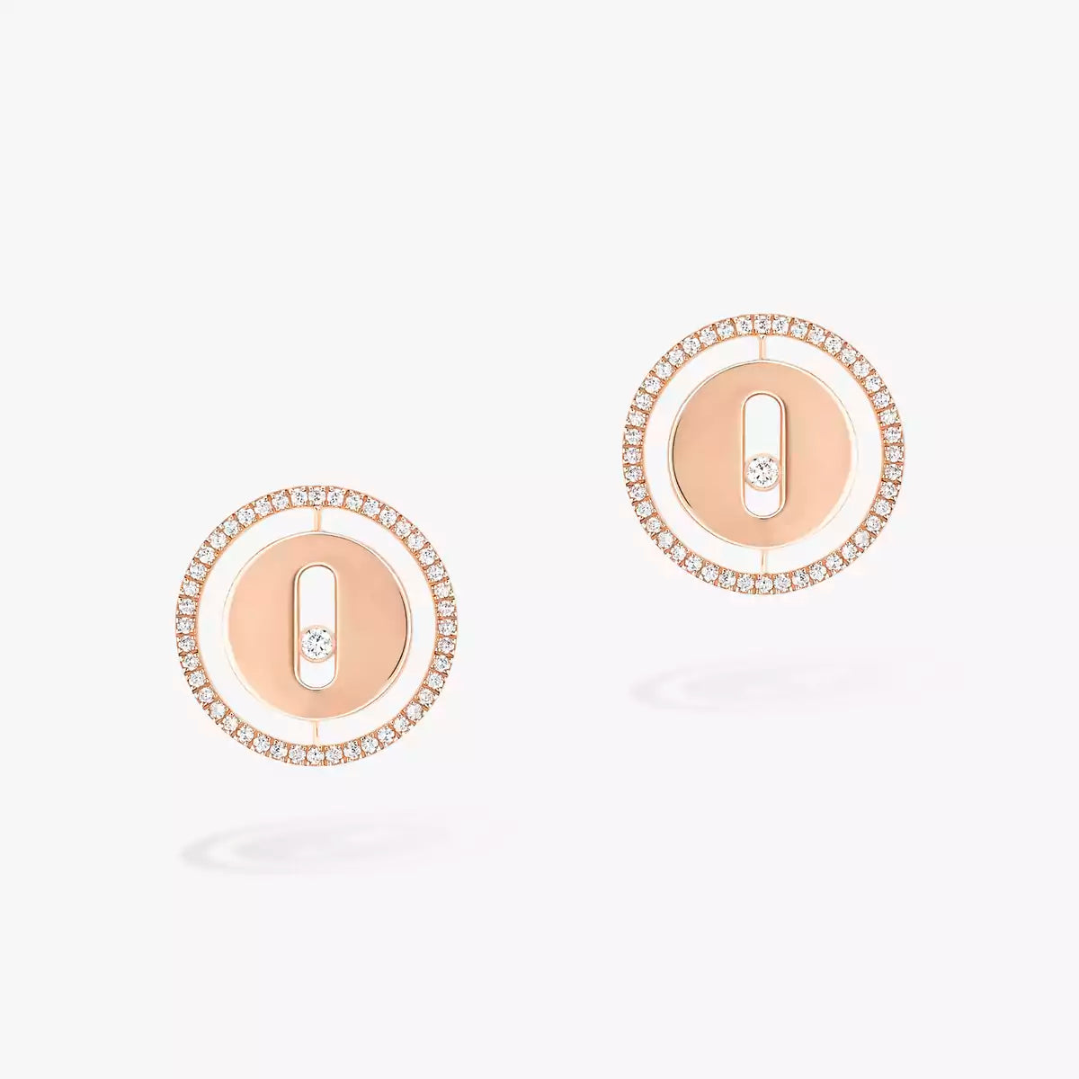 [Love's Uplift ]Lucky Move Diamond Earrings