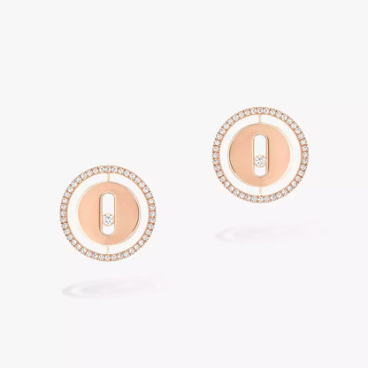 [Love's Uplift ]Lucky Move Diamond Earrings