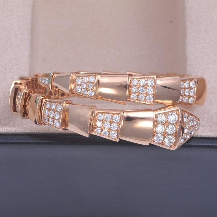 [Love's Uplift]SERPENTI BRACELET PINK GOLD DIAMOND