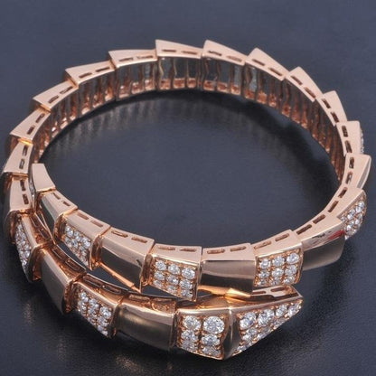 [Love's Uplift]SERPENTI BRACELET PINK GOLD DIAMOND