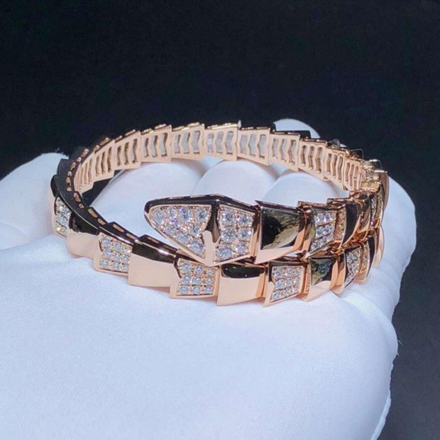 [Love's Uplift]SERPENTI BRACELET PINK GOLD DIAMOND