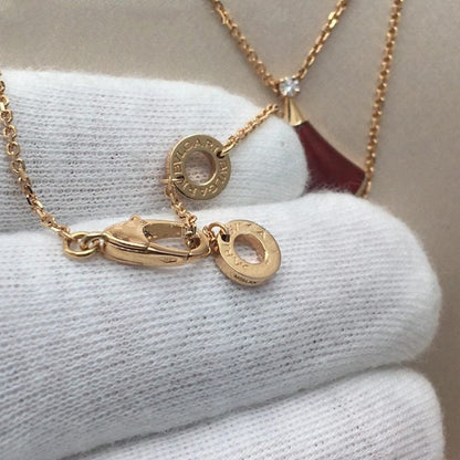 [Love's Uplift]DREAM NECKLACE CARNELIAN 1 DIAMOND