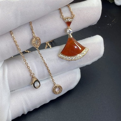 [Love's Uplift]DREAM NECKLACE CARNELIAN DIAMOND