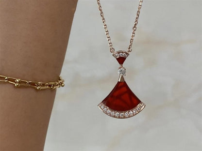 [Love's Uplift]DREAM NECKLACE CARNELIAN DIAMOND