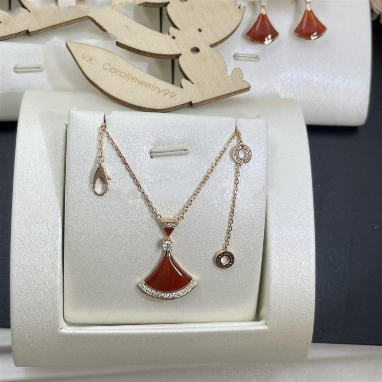 [Love's Uplift]DREAM NECKLACE CARNELIAN DIAMOND