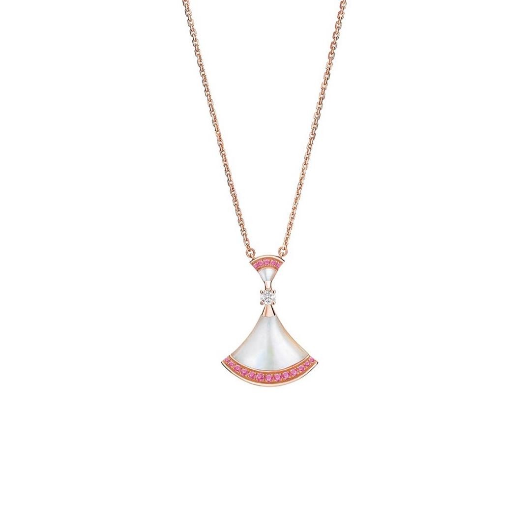 [Love's Uplift]DREAM NECKLACE MOP PINK DIAMOND
