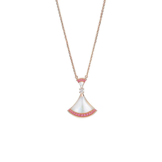 [Love's Uplift]DREAM NECKLACE MOP PINK DIAMOND