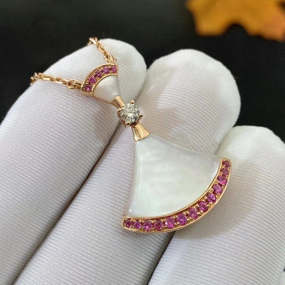 [Love's Uplift]DREAM NECKLACE MOP PINK DIAMOND