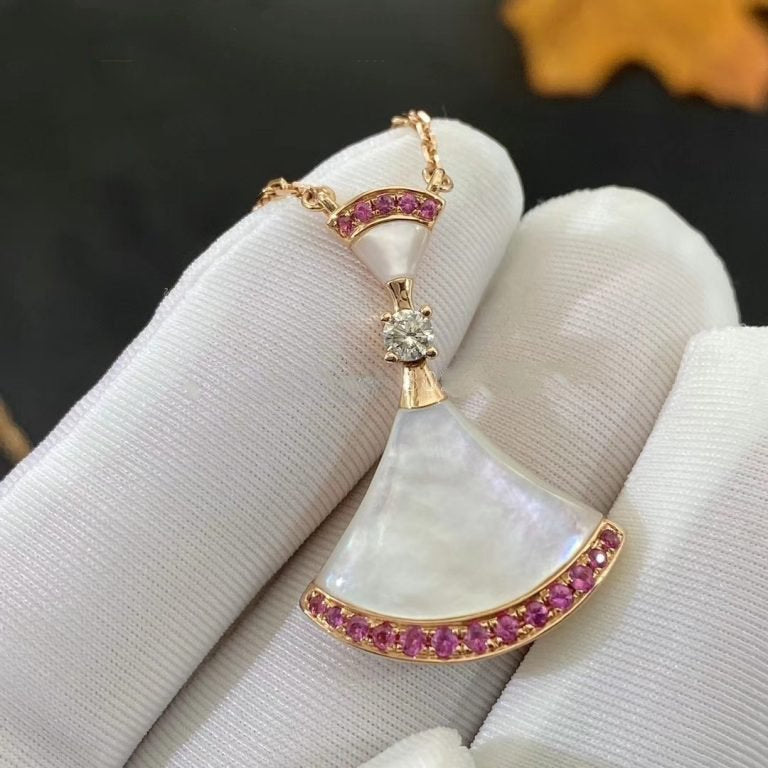 [Love's Uplift]DREAM NECKLACE MOP PINK DIAMOND