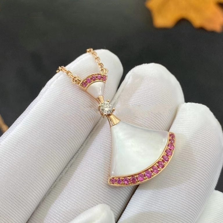 [Love's Uplift]DREAM NECKLACE MOP PINK DIAMOND
