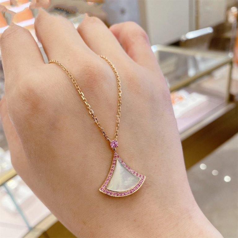 [Love's Uplift]DREAM NECKLACE MOP DIAMOND PINK