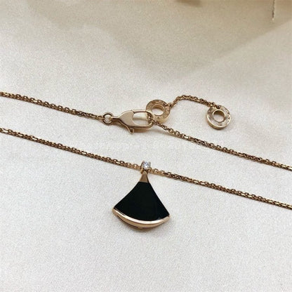 [Love's Uplift]DREAM NECKLACE ONYX 1 DIAMOND