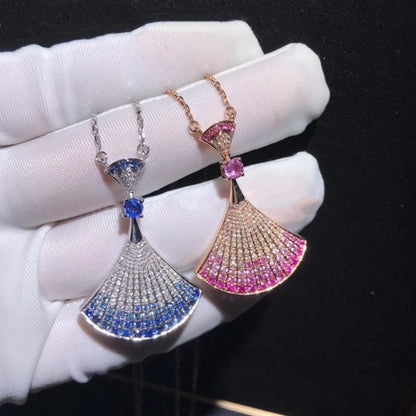 [Love's Uplift]DREAM NECKLACK DIAMOND PINK GOLD