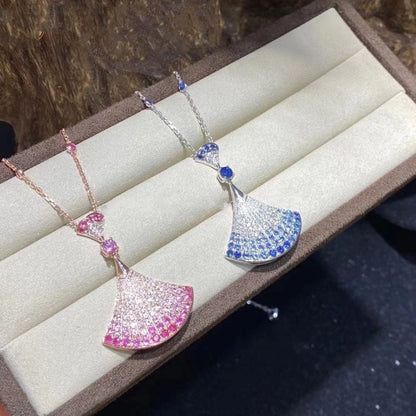 [Love's Uplift]DREAM NECKLACE AGATE SILVER DIAMOND