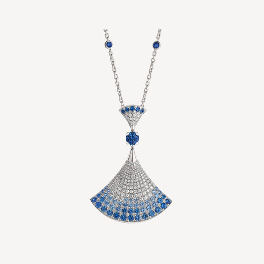 [Love's Uplift]DREAM NECKLACE AGATE SILVER DIAMOND