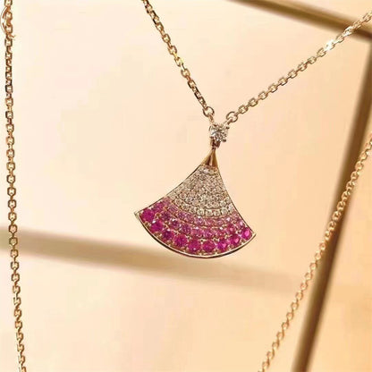[Love's Uplift]DREAM NECKLACE PINK GOLD PINK DIAMOND