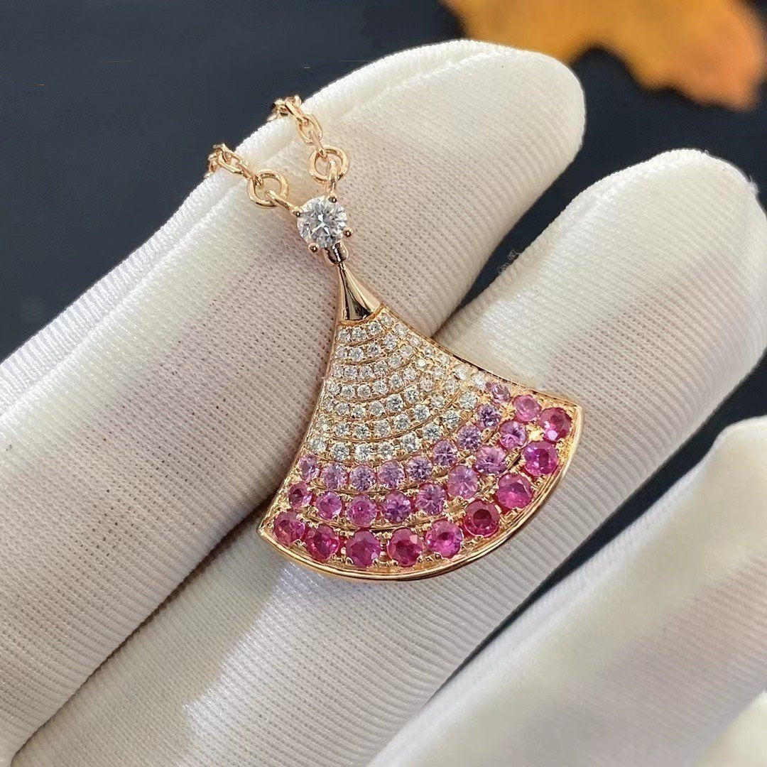 [Love's Uplift]DREAM NECKLACE PINK GOLD PINK DIAMOND