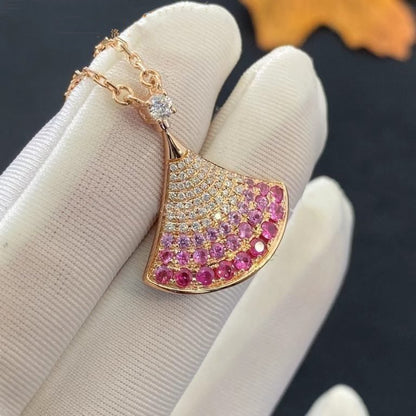 [Love's Uplift]DREAM NECKLACE PINK GOLD PINK DIAMOND