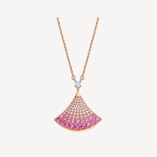 [Love's Uplift]DREAM NECKLACE PINK GOLD PINK DIAMOND