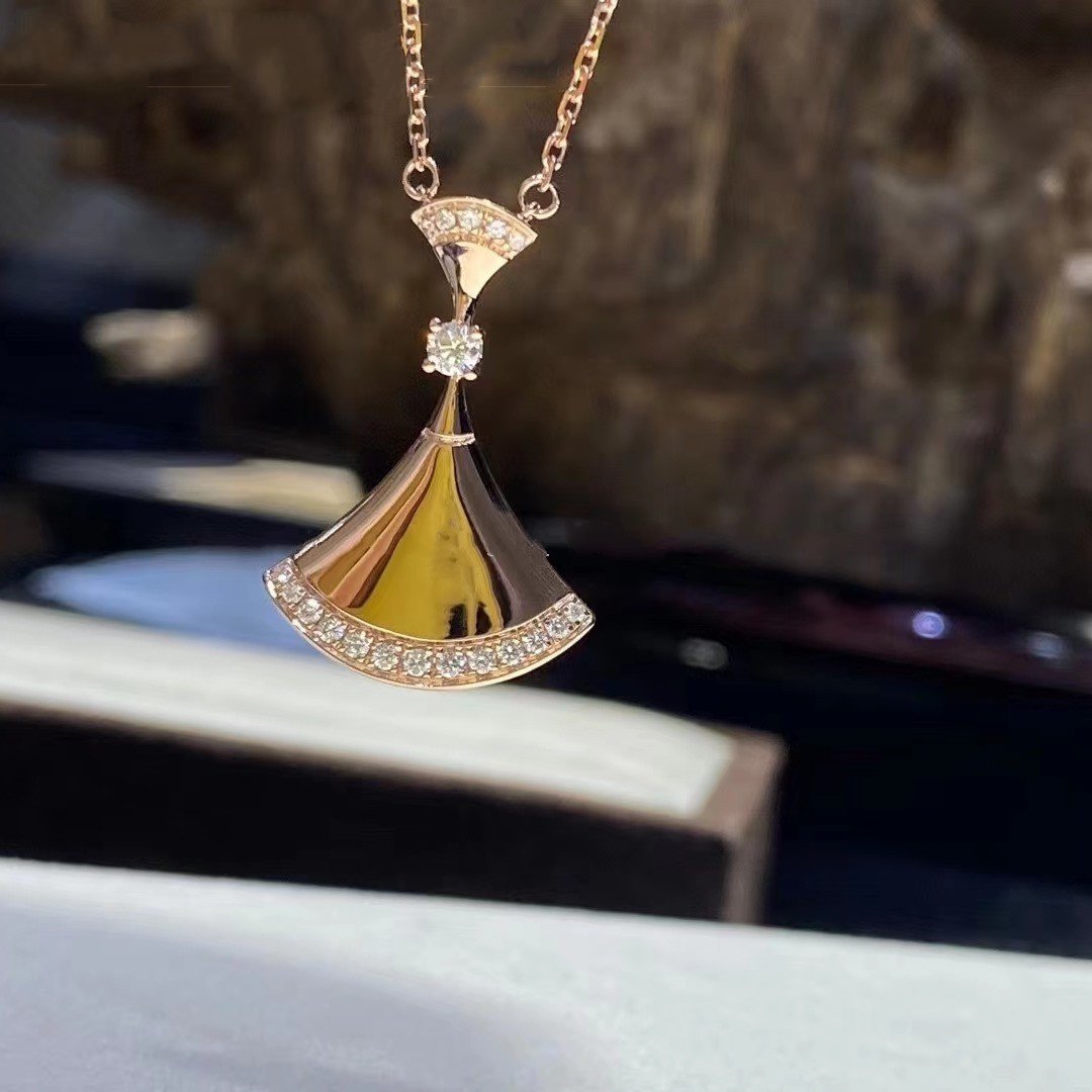 [Love's Uplift]DREAM NECKLACE PINK GOLD DIAMOND