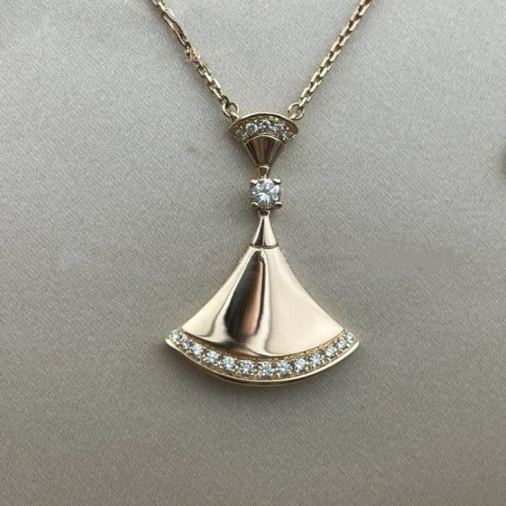 [Love's Uplift]DREAM NECKLACE PINK GOLD DIAMOND