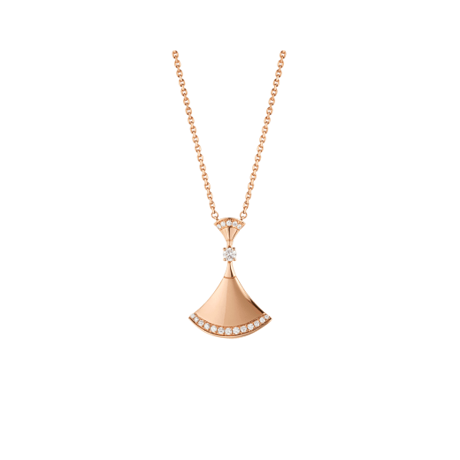 [Love's Uplift]DREAM NECKLACE PINK GOLD DIAMOND