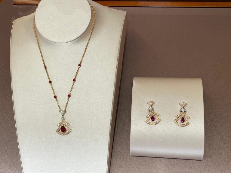 [Love's Uplift]DREAM NECKLACE CARNELIAN DIAMOND PINK GOLD