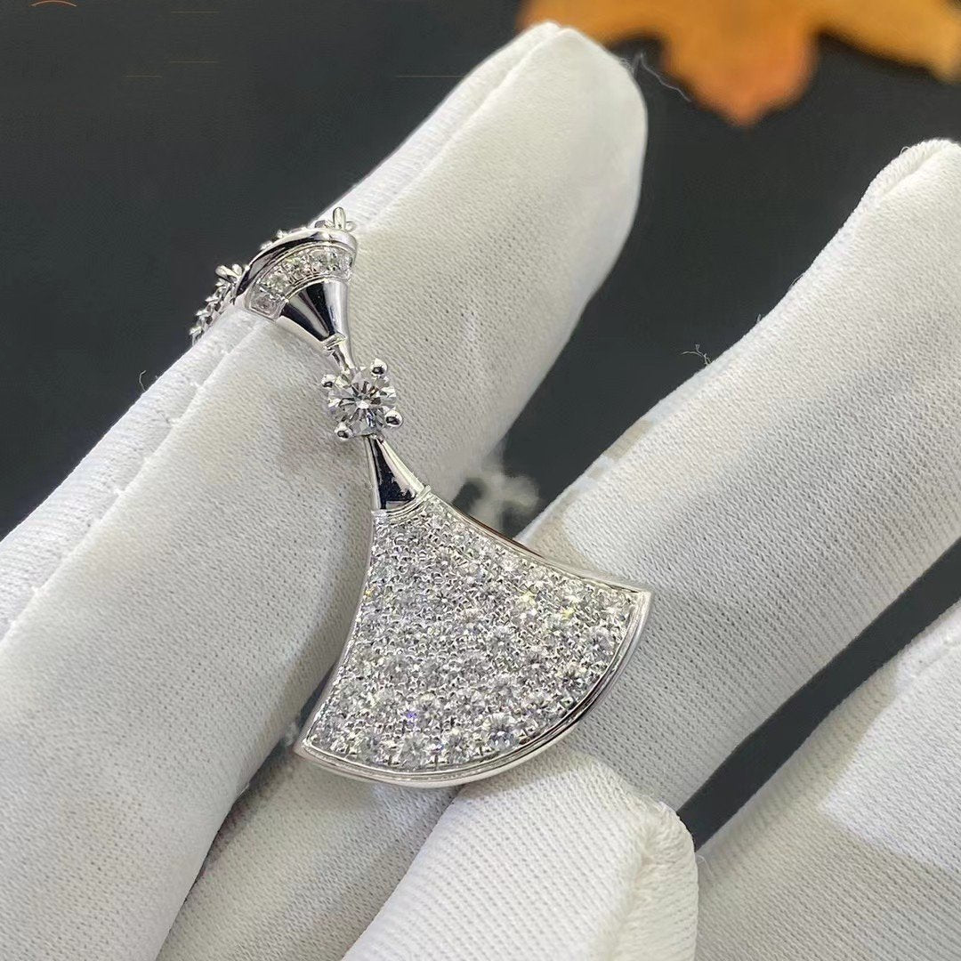 [Love's Uplift]DREAM NECKLACE SILVER FULL DIAMOND
