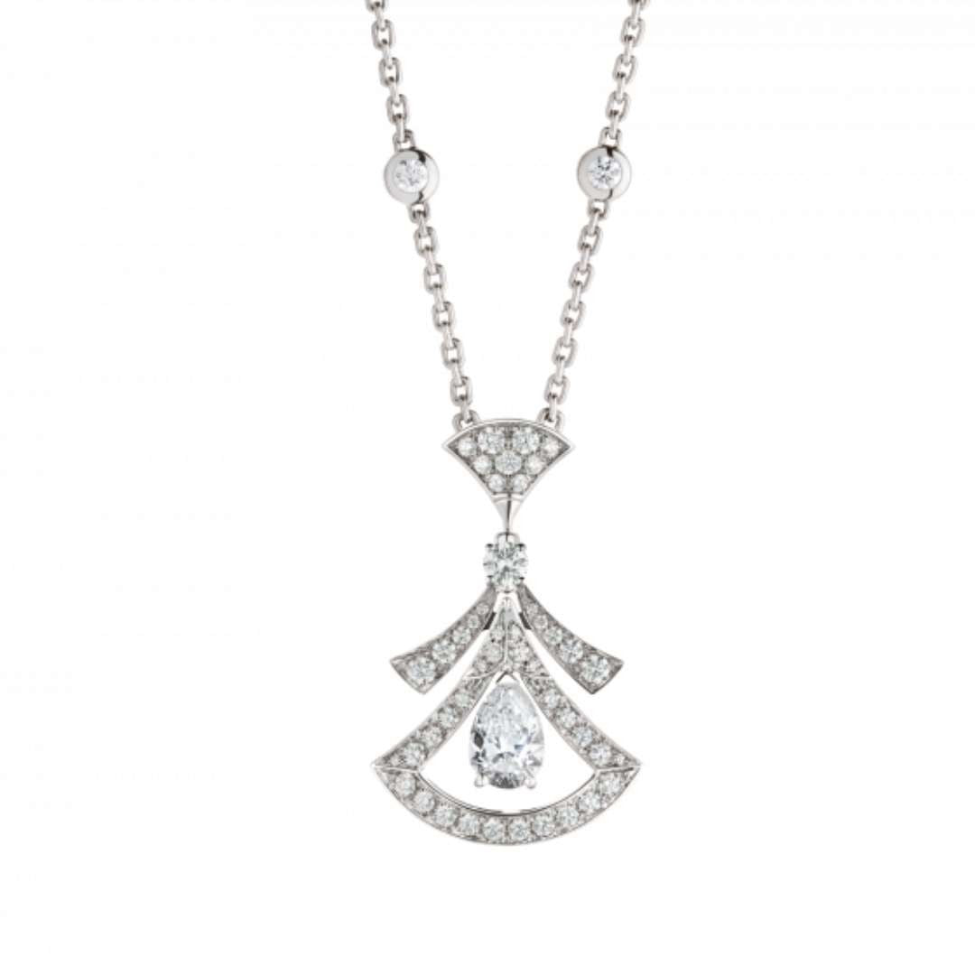 [Love's Uplift]DREAM NECKLACE WHITE DIAMOND SILVER