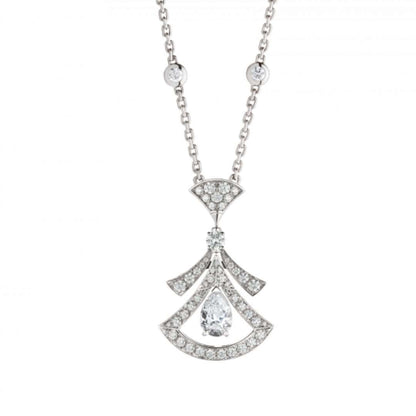 [Love's Uplift]DREAM NECKLACE WHITE DIAMOND SILVER