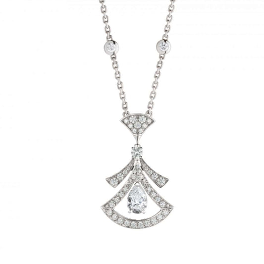 [Love's Uplift]DREAM NECKLACE WHITE DIAMOND SILVER