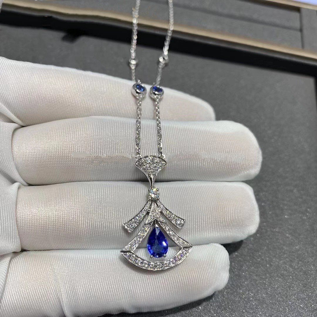 [Love's Uplift]DREAM NECKLACE AGATE DIAMOND SILVER