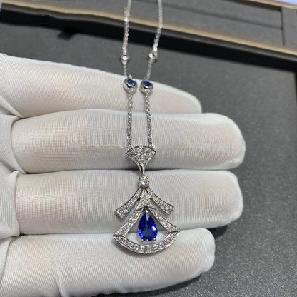 [Love's Uplift]DREAM NECKLACE AGATE DIAMOND SILVER