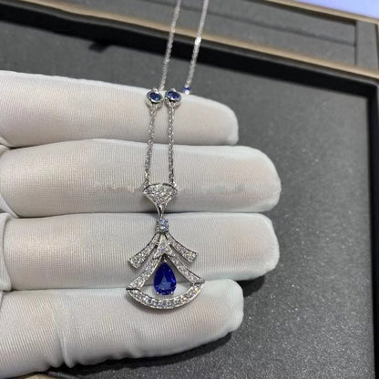 [Love's Uplift]DREAM NECKLACE AGATE DIAMOND SILVER
