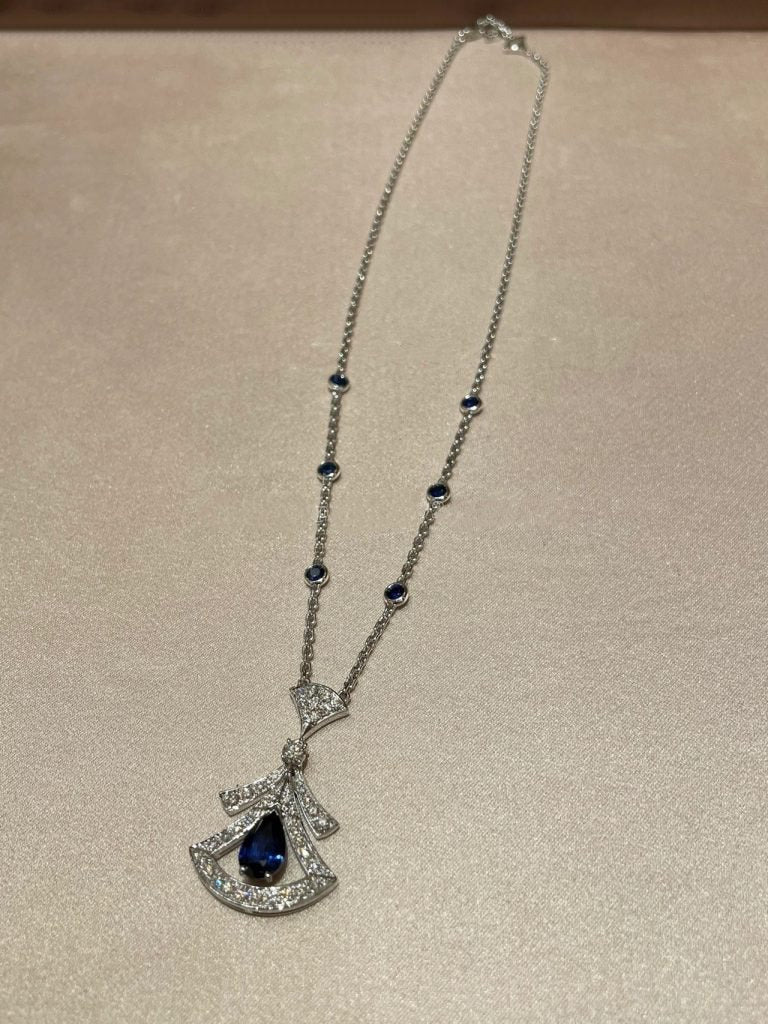 [Love's Uplift]DREAM NECKLACE AGATE DIAMOND SILVER