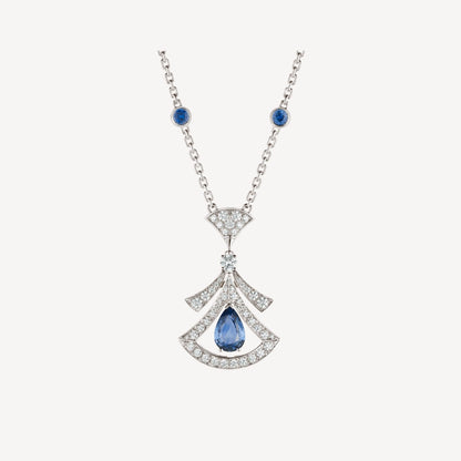 [Love's Uplift]DREAM NECKLACE AGATE DIAMOND SILVER