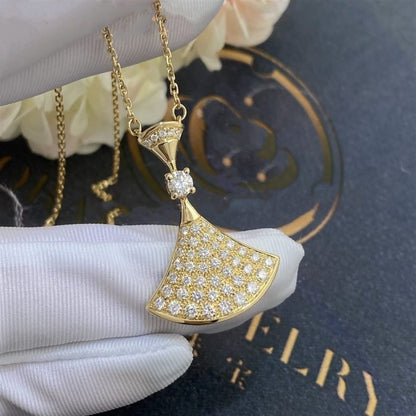 [Love's Uplift]DREAM NECKLACE GOLD FULL DIAMOND