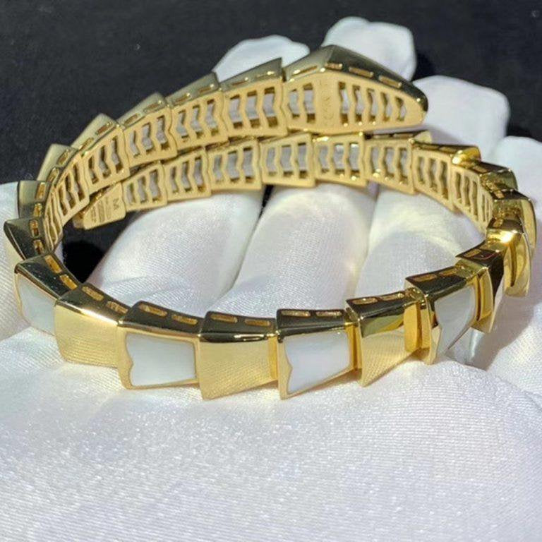 [Love's Uplift]SERPENTI BRACELET MOP GOLD