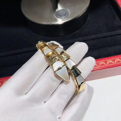 [Love's Uplift]SERPENTI BRACELET MOP GOLD