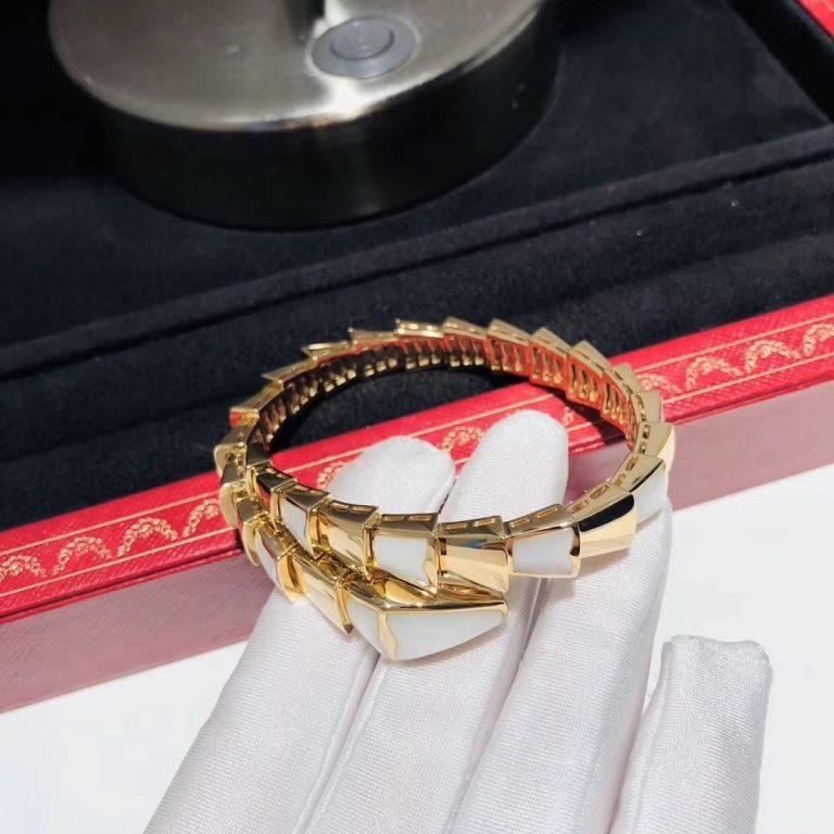 [Love's Uplift]SERPENTI BRACELET MOP GOLD