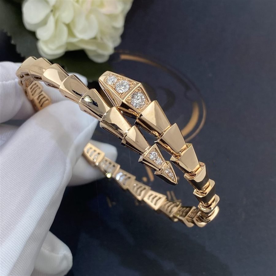 [Love's Uplift]SERPENTI BRACELET DIAMONDS PINK GOLD