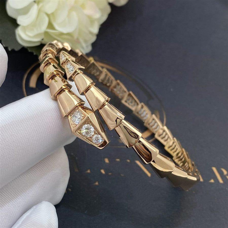 [Love's Uplift]SERPENTI BRACELET DIAMONDS PINK GOLD