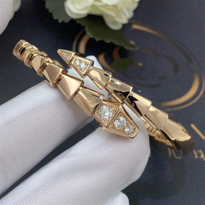 [Love's Uplift]SERPENTI BRACELET DIAMONDS PINK GOLD