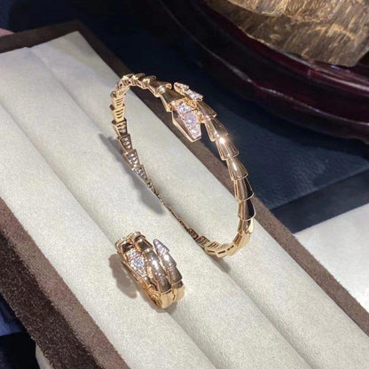 [Love's Uplift]SERPENTI BRACELET DIAMONDS PINK GOLD