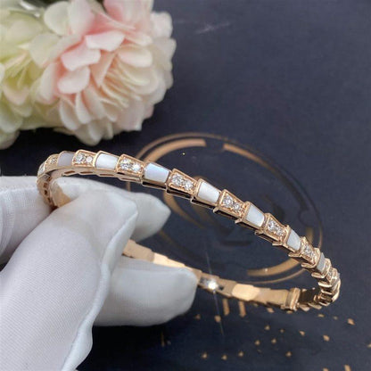 [Love's Uplift]SERPENTI BRACELET PINK GOLD MOP DIAMOND