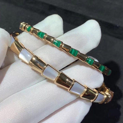 [Love's Uplift]SERPENTI BRACELET PINK GOLD MOP