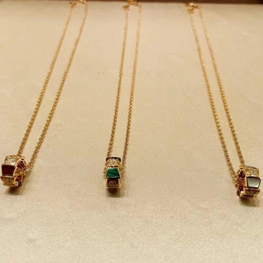 [Love's Uplift]SERPENTI PEDANT DIAMOND NECKLACE